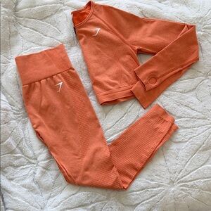 Gymshark Vital Leggings & Top - Orange